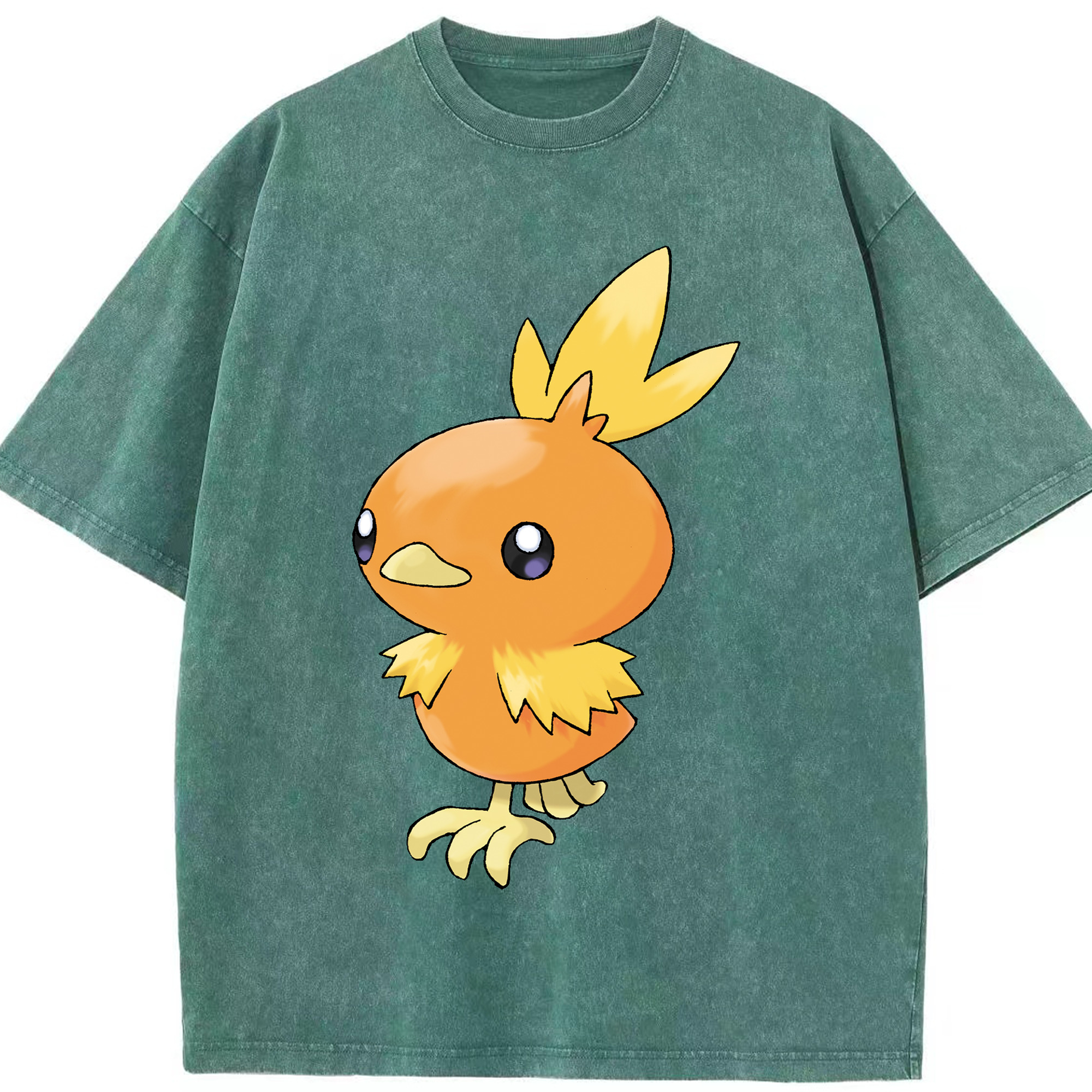 （画像用） ポケットモンスター Pokémon 綿100% ヴィンテージ風 半袖Tシャツ（フロントプリント）
